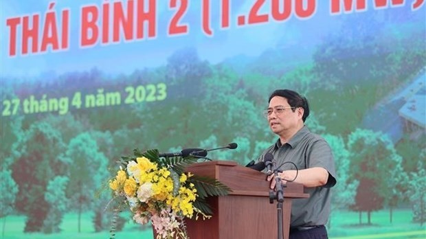 Prime Minister attends inauguration of Thai Binh 2 thermal power plant