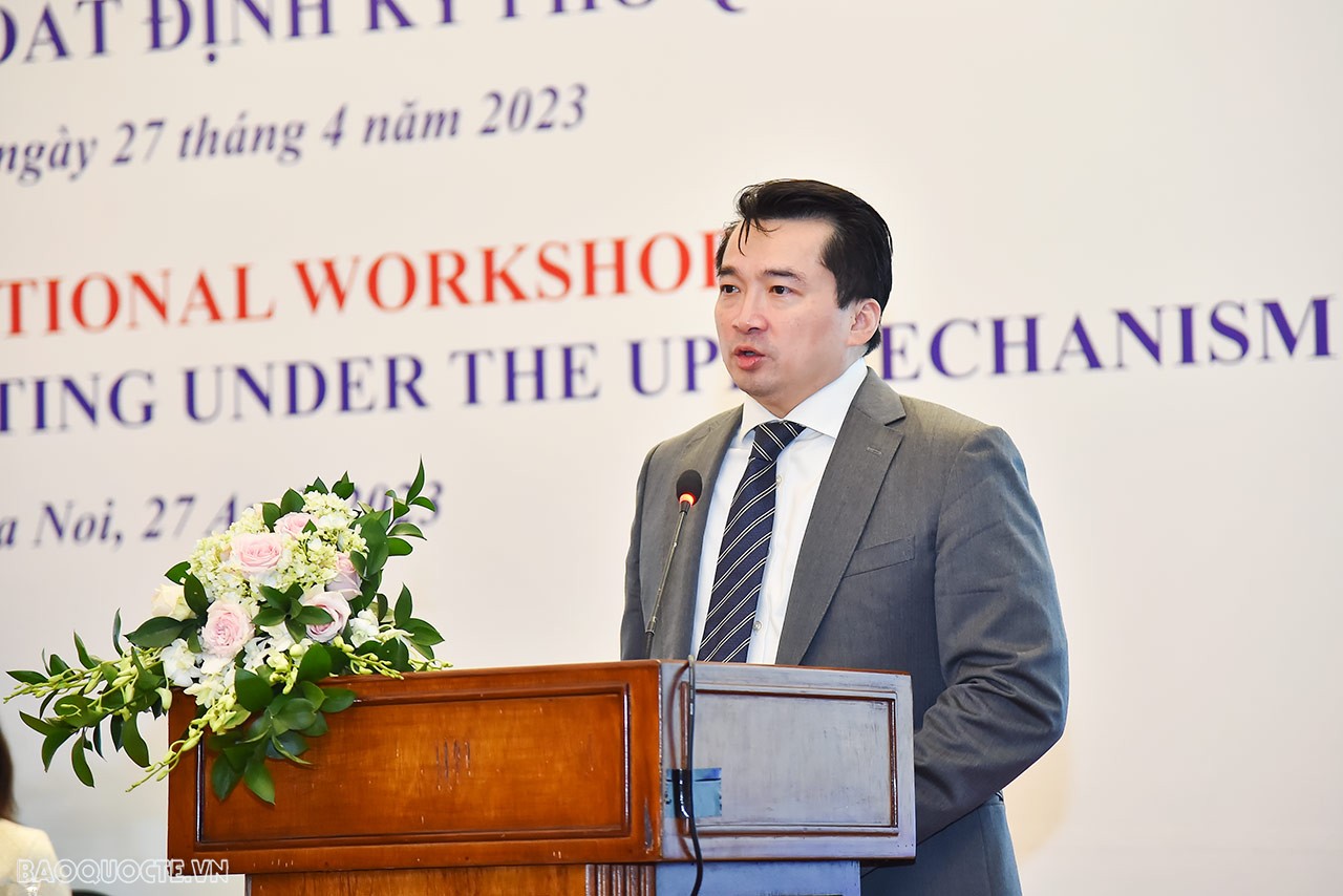 Int'l workshop "Experience in reporting under the UPR mechanism&rdquo;  opened in Hanoi
