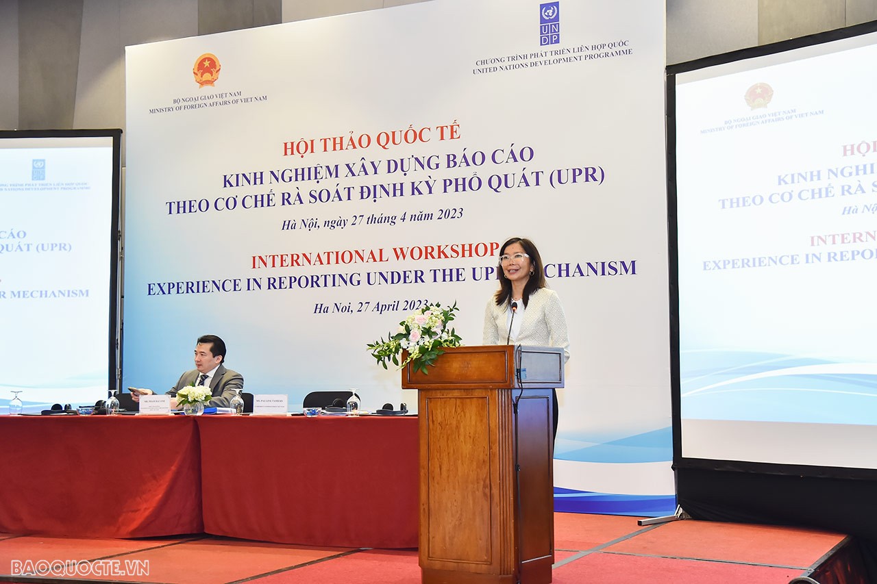 Int'l workshop "Experience in reporting under the UPR mechanism&rdquo;  opened in Hanoi