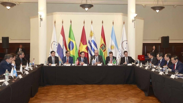 NA Chairman, MERCOSUR Parliament's leaders hold talks