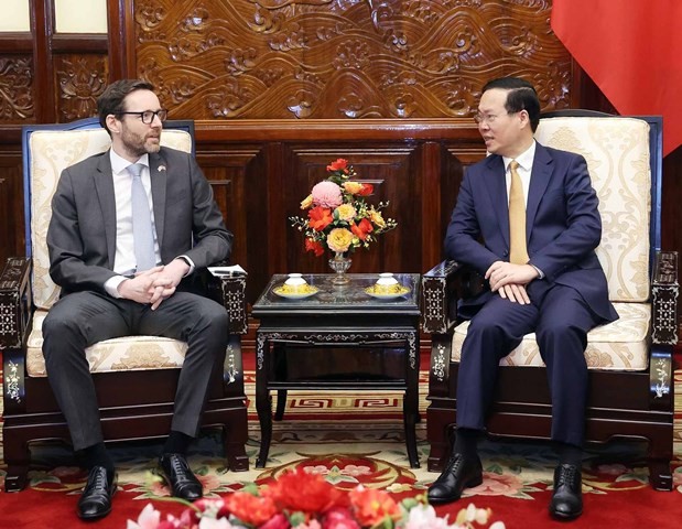 President Vo Van Thuong receives UK Ambassador