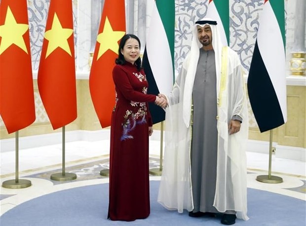 Vice President Vo Thi Anh Xuan meets with President of UAE