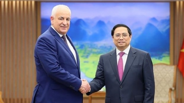 Prime Minister Pham Minh Chinh receives Palestinian Minister of the Interior