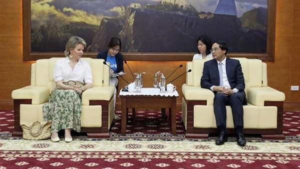 Lao Cai welcomes Queen Mathilde, Honorary President of UNICEF Belgium