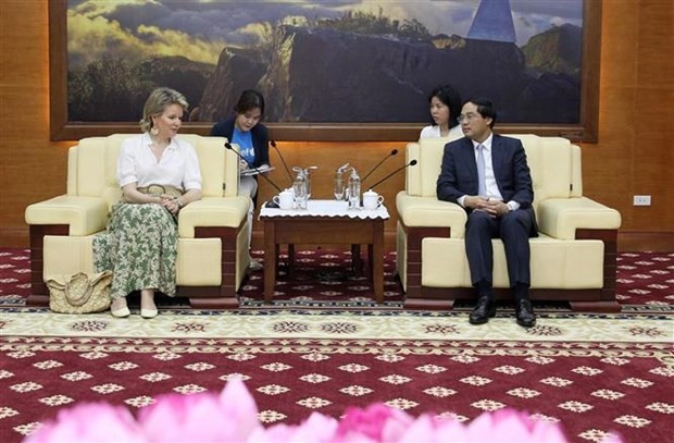 Lao Cai welcomes Queen Mathilde, Honorary President of UNICEF Belgium