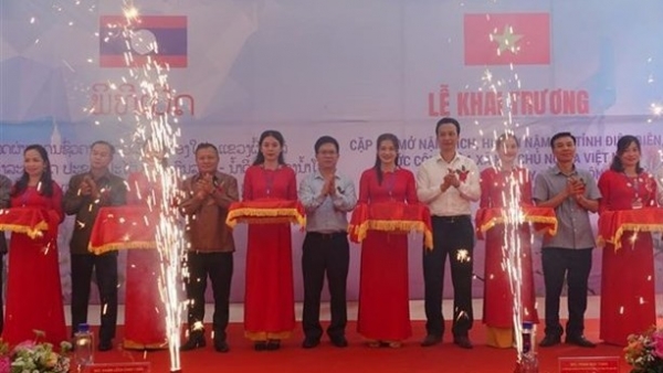 Nam Dich - Huoi Hia border crossing inauguration ceremony in Dien Bien