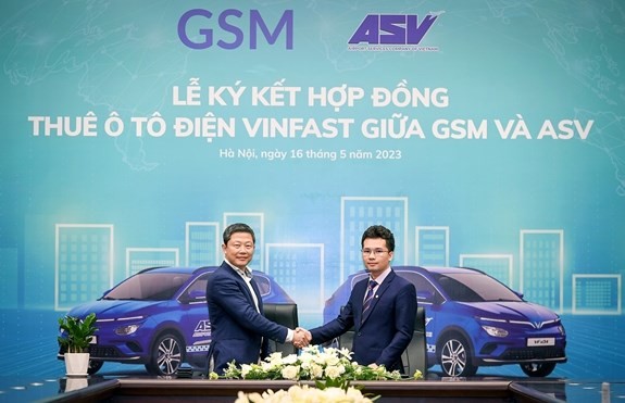 ASV Airports Taxi rents 500 VinFast electric cars for airport taxi service