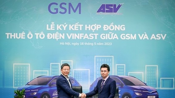 ASV Airports Taxi rents 500 VinFast electric cars for airport taxi service