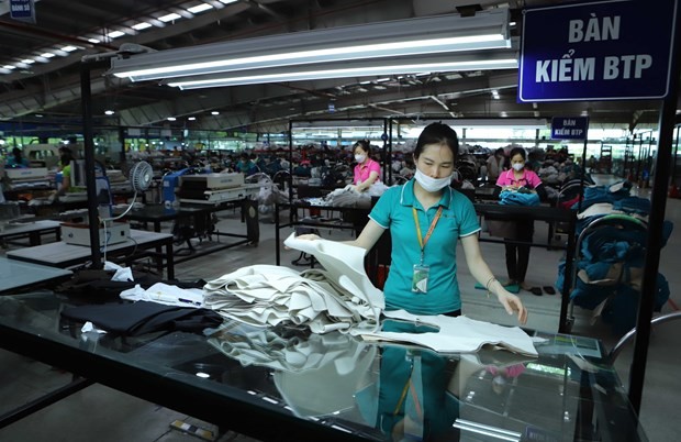 A garment factory of the Tan De company in Vu Thu district, Thai Binh province (Photo: VNA)