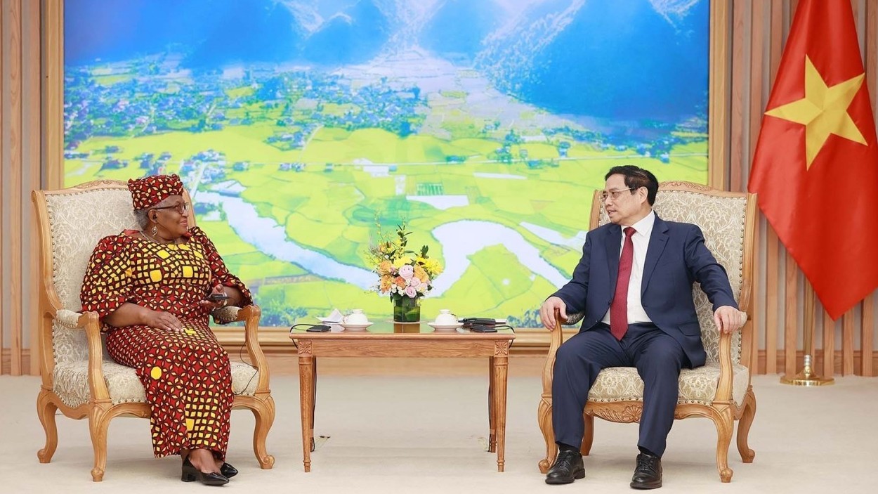 Prime Minister Pham Minh Chinh welcomes WTO Director-General