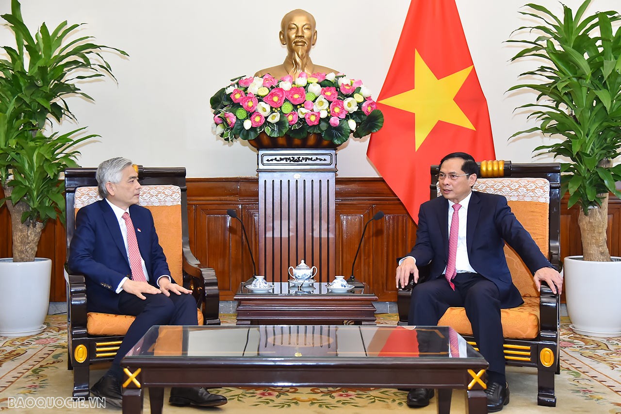 Foreign Minister Bui Thanh Son receives Permanent Secretary of Singaporean MOFA