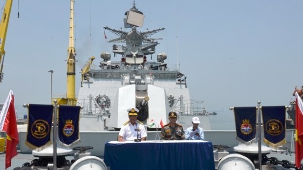 Indian Navy ships docked at Tien Sa port to visit Da Nang city