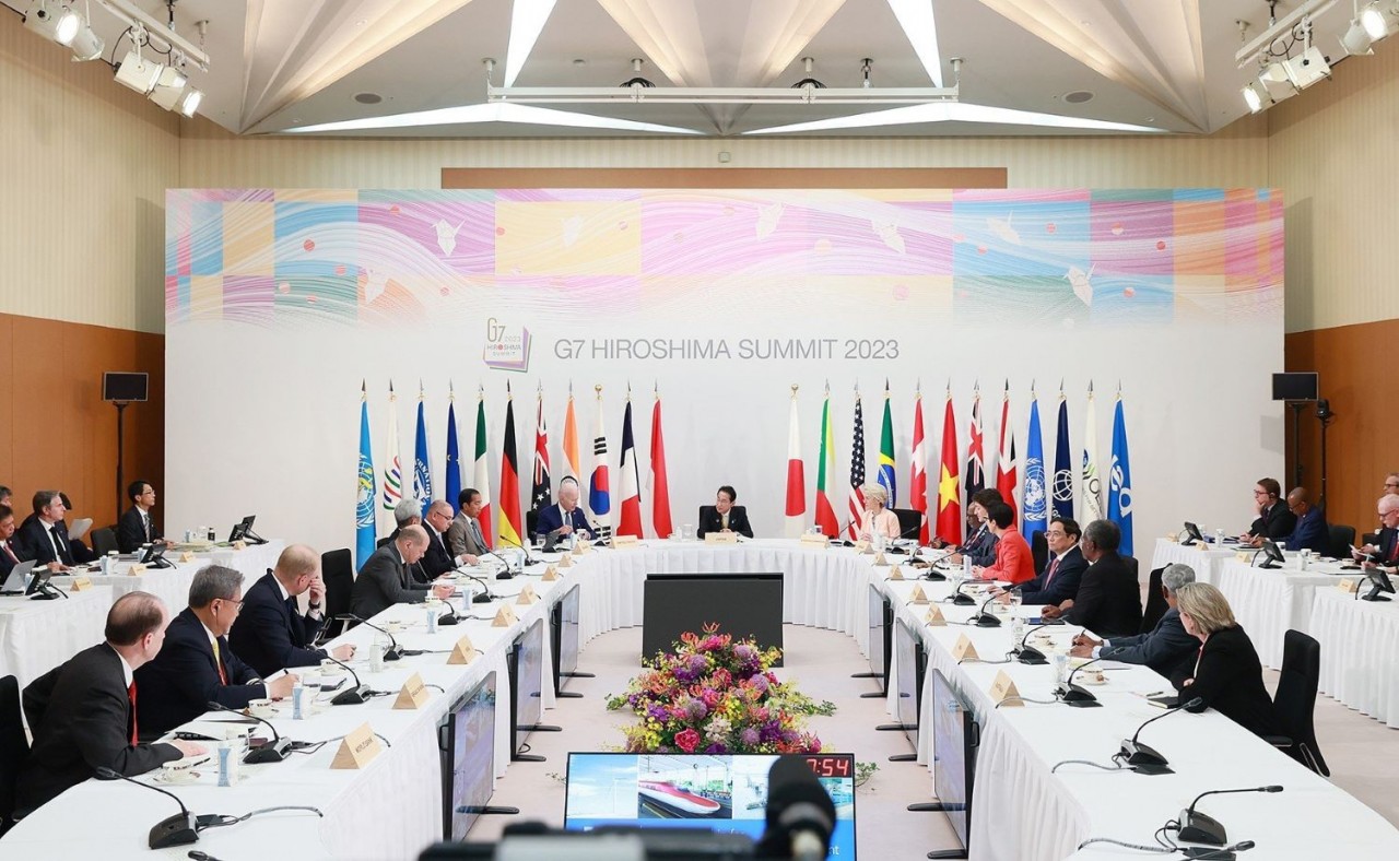 Review on external affairs from May 15-21: PM&rsquo;s successful attendance at expanded G7 Summit; Vietnam-Singapore political consultation