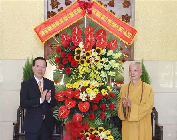 State leader extends greetings on Lord Buddha&rsquo;s birth anniversary in HCM City