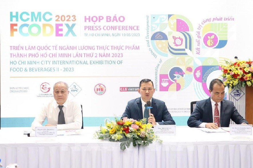 HCM City int'l food expo slated for late June. Photo is The organizers share information with the press. (Source: bnews)