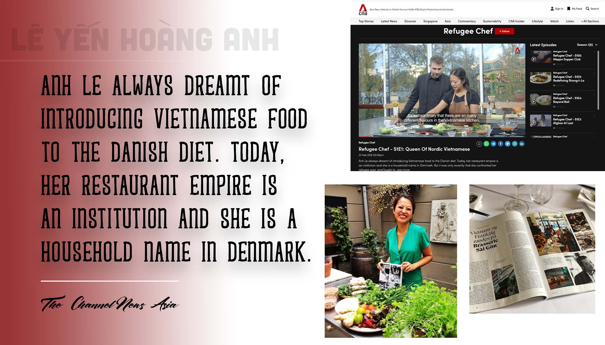 Chef Anh Le and her longing for Vietnam
