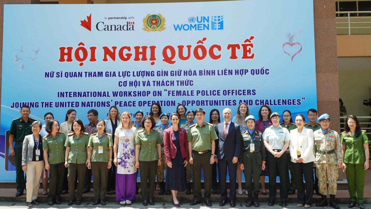 Promoting Vietnamese female police officers in UN peacekeeping operations