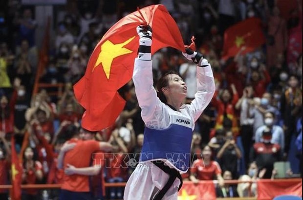 Vietnamese Taekwondo fighter beats defending champion at world championships | Culture - Sports  | Vietnam+ (VietnamPlus)