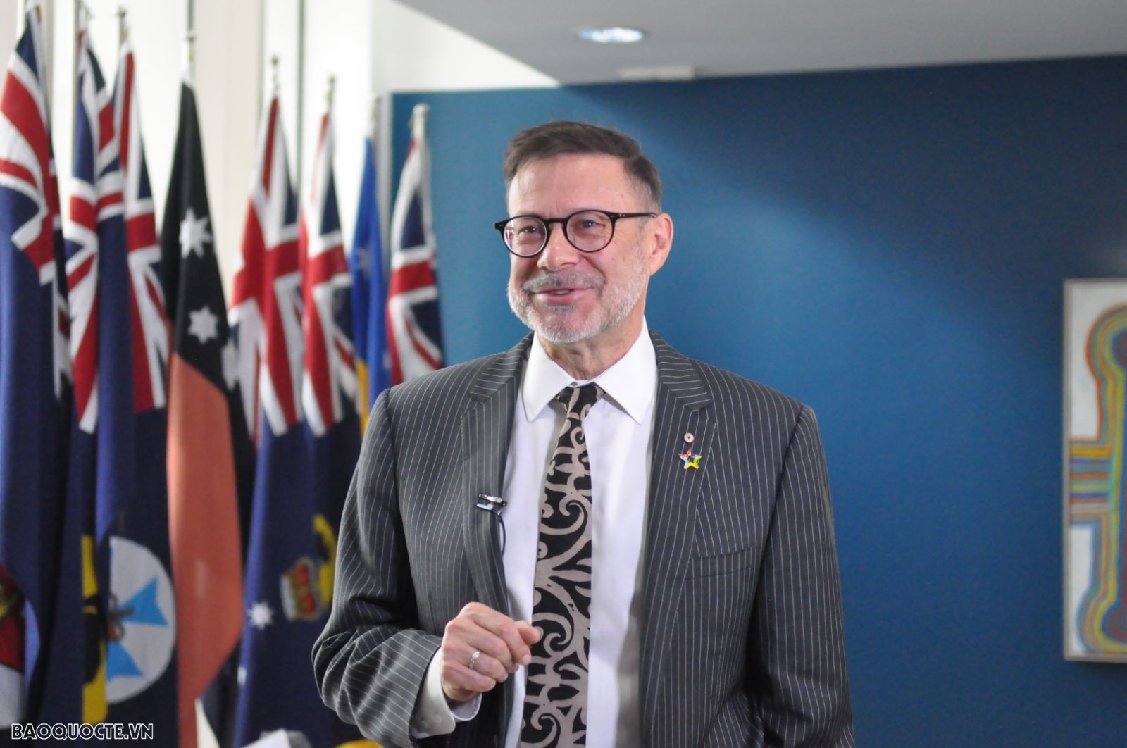 Đại sứ Australia tại Việt Nam Andrew Goledzinowski. (Ảnh: Minh Quân)