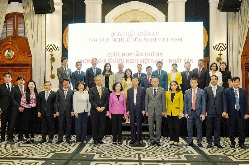 Các đại biểu tham dự cuộc họp lần thứ 3 Nhóm Nghị sĩ hữu nghị Việt Nam - Nhật Bản