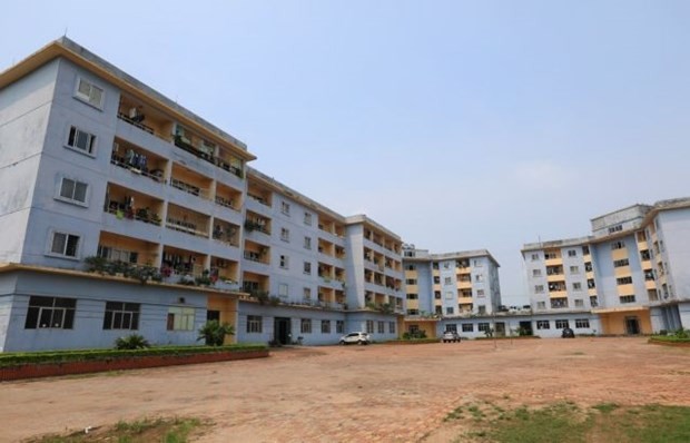 Dormitory rooms for workers in Thang Long Industrial Zone in Hanoi. (Photo: VNA)