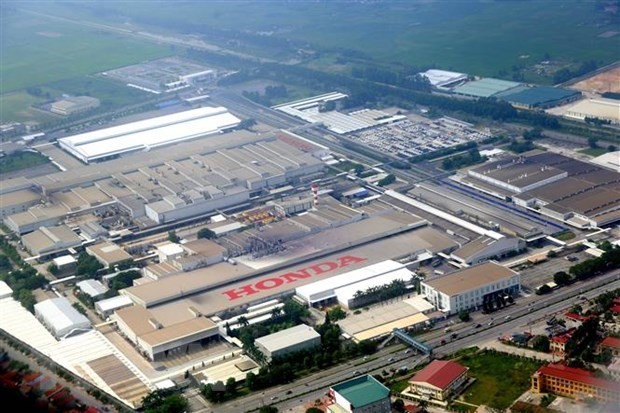A Honda Vietnam factory in the northern province of Vinh Phuc. (Photo: VNA)