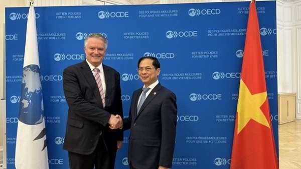 Foreign Minister Bui Thanh Son meets OECD Secretary-General in Paris