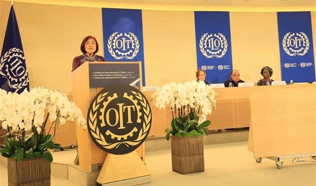 Ambassador reaffirmed Vietnam's commitment to the universal values of ILO