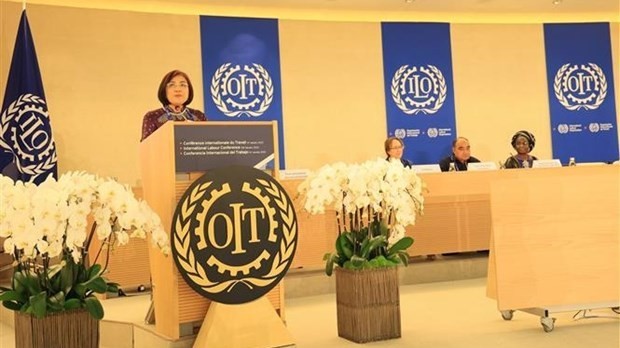 Ambassador reaffirmed Vietnam's commitment to the universal values of ILO