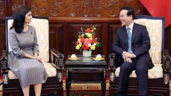 President Vo Van Thuong receives outgoing Bulgarian Ambassador