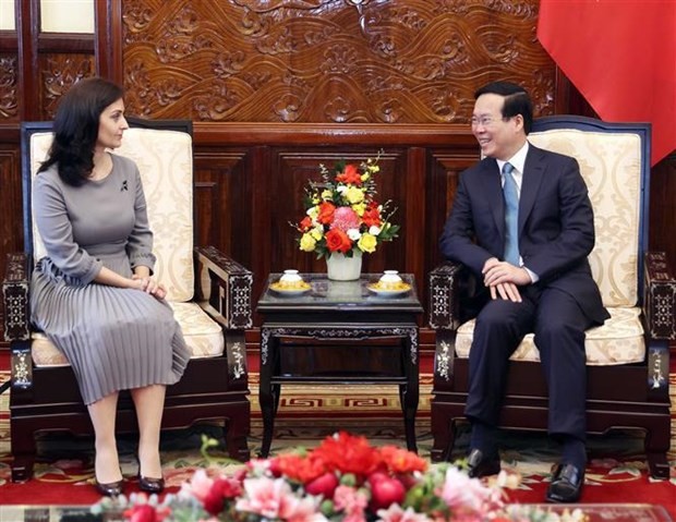 President Vo Van Thuong receives outgoing Bulgarian Ambassador
