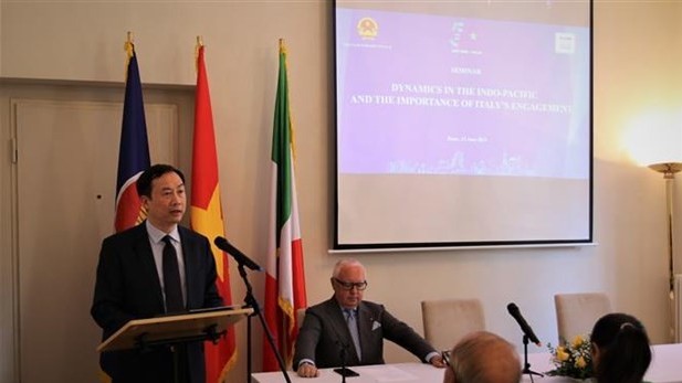 Vietnamese Embassy in Italy held seminar on Indo-Pacific region
