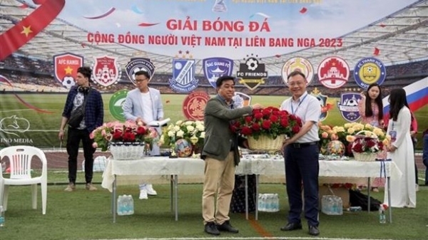Overseas Vietnamese football tournament kicks off in Russia
