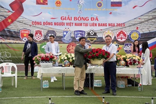 Overseas Vietnamese football tournament opens in Russia