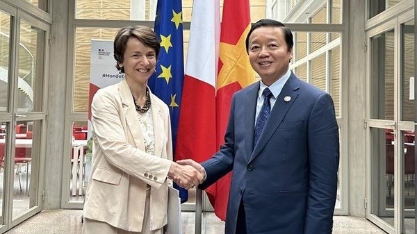 Deputy PM Tran Hong Ha meets leader of French Development Agency