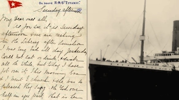 Uruguay: Bán đấu giá bức thư của hành khách trên tàu Titanic