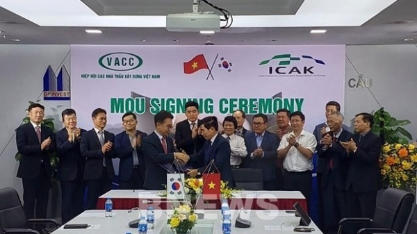 Vietnam, RoK construction associations signed MOU to enhance partnerships in construction