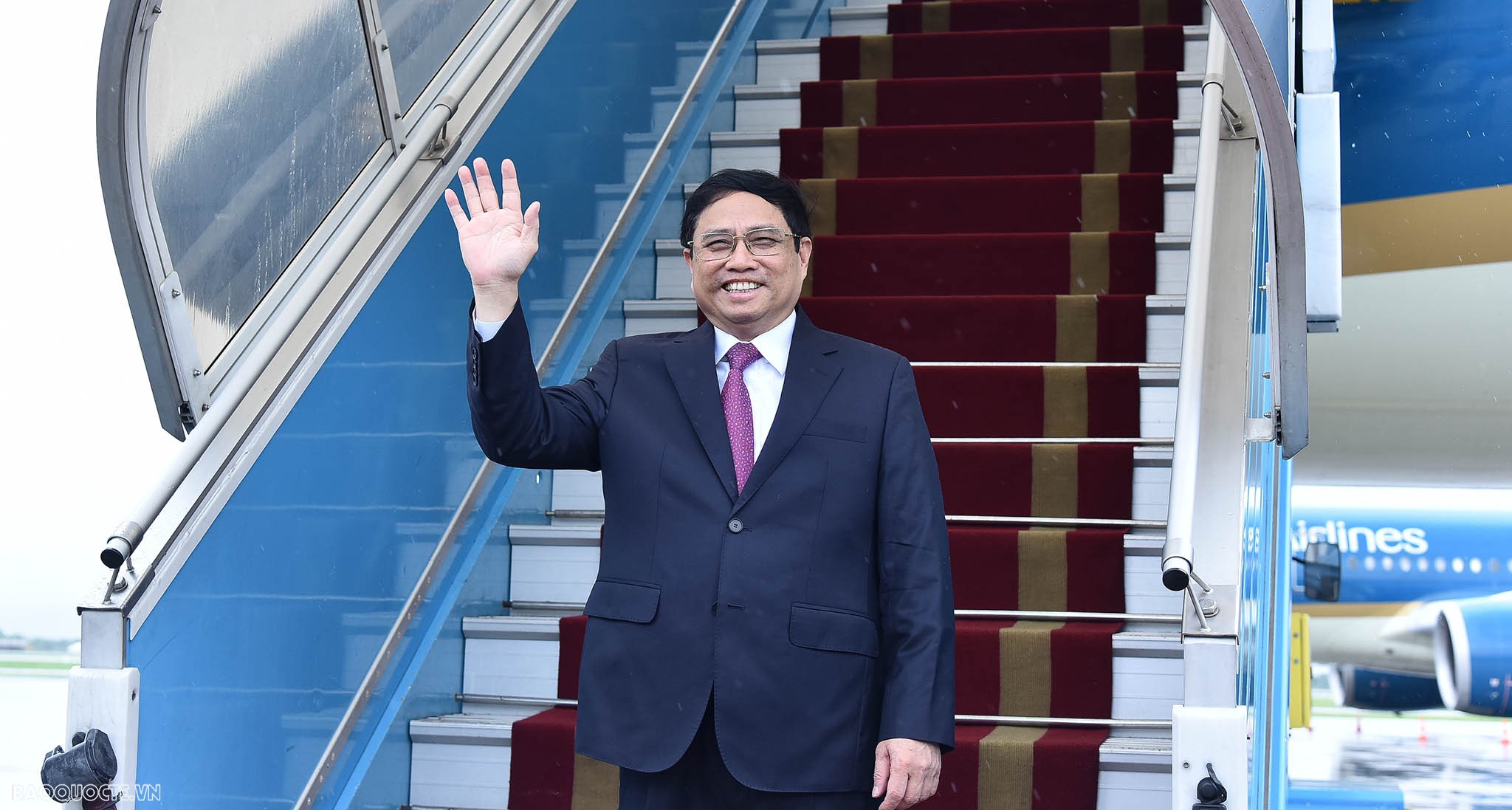 Thủ tướng Chính phủ Phạm Minh Chính lên đường thăm Trung Quốc và dự Hội nghị WEF Thiên Tân