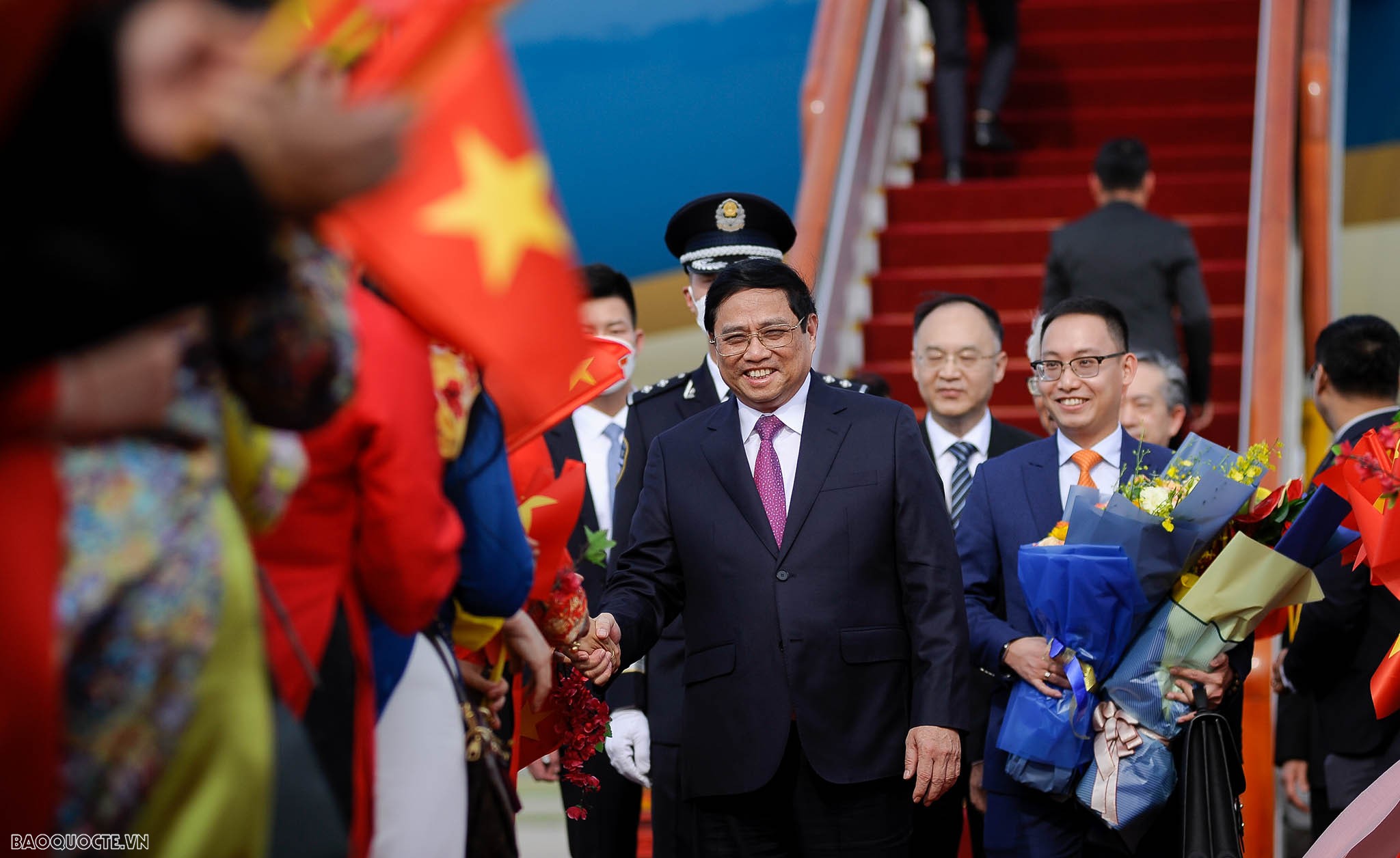 Prime Minister Pham Minh Chinh arrives in Beijing, starts official visit to China Prime Minister Pham Minh Chinh arrives in Beijing, starts official visit to China