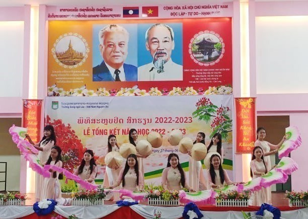 Lao-Vietnamese bilingual school concludes the 2022-2023 academic year