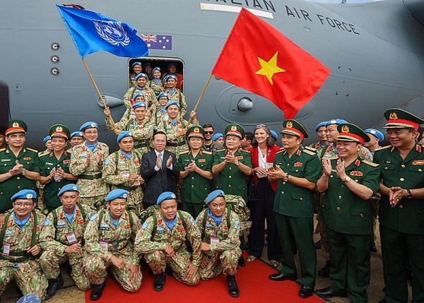 Proud of Vietnamese 'blue beret' soldiers