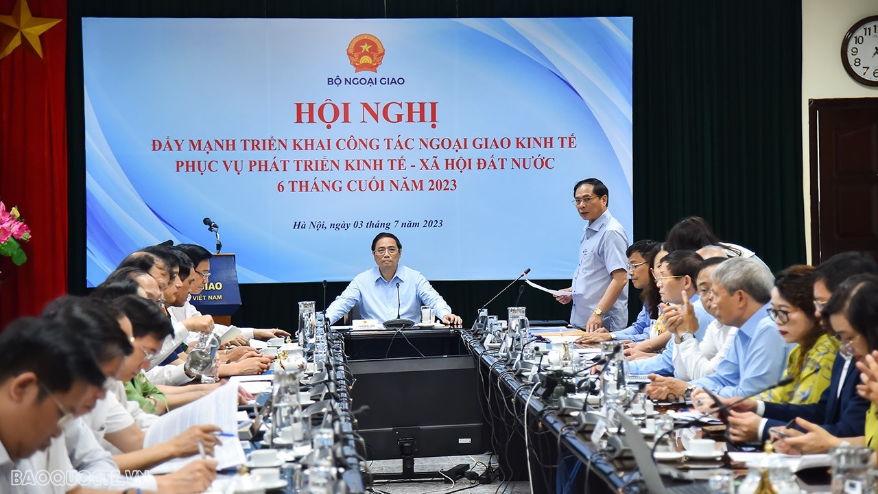 Prime Minister Pham Minh Chinh attends economic diplomacy promotion conference