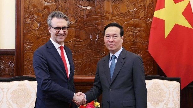 President Vo Van Thuong hosts outgoing Ambassador, Head of EU Delegation to Vietnam