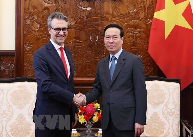 President Vo Van Thuong hosts outgoing Ambassador, Head of EU Delegation to Vietnam
