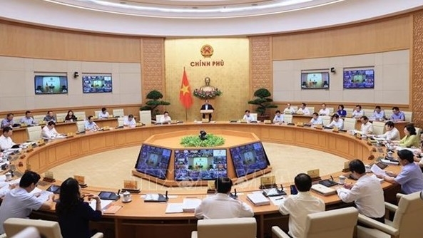 Prime Minister Pham Minh Chinh chairs Government's online meeting with localities