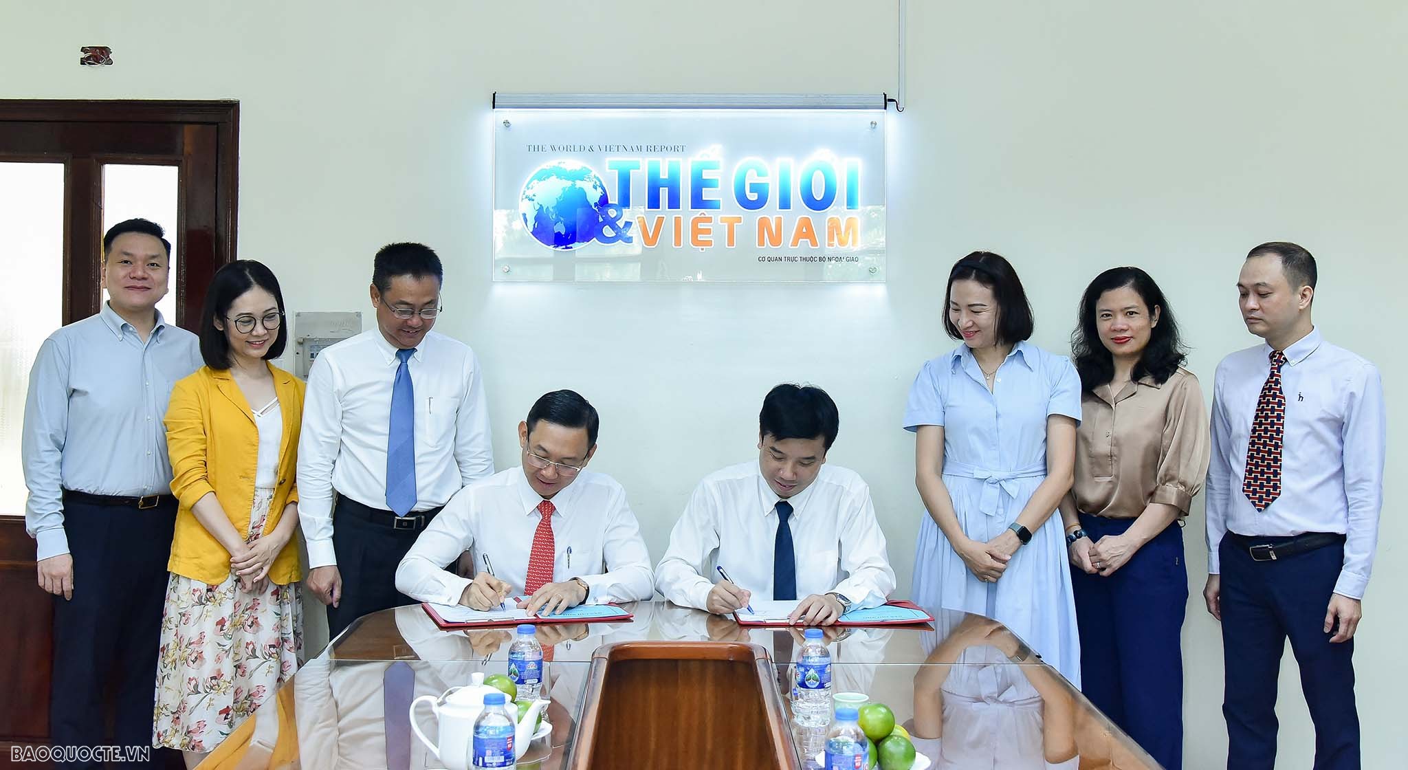 B&aacute;o Thế giới & Việt Nam v&agrave; Sở Ngoại vụ TP. Hồ Ch&iacute; Minh k&yacute; bản ghi nhớ hợp t&aacute;c th&ocirc;ng tin tuy&ecirc;n truyền đối ngoại
