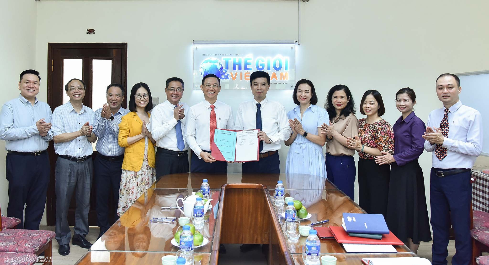 B&aacute;o Thế giới & Việt Nam v&agrave; Sở Ngoại vụ TP. Hồ Ch&iacute; Minh k&yacute; bản ghi nhớ hợp t&aacute;c th&ocirc;ng tin tuy&ecirc;n truyền đối ngoại