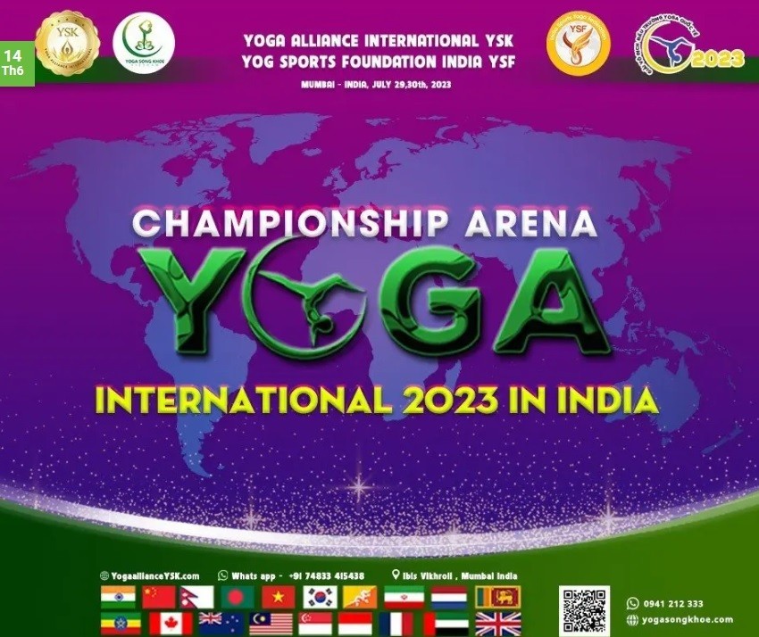 The Championship arena Yoga international 2023 in India