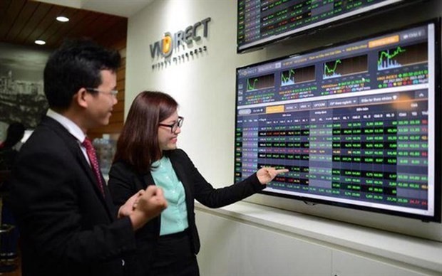 Analysts on the trading floor of VNDirect Securities Co. (Photo courtesy of VNDirect)
