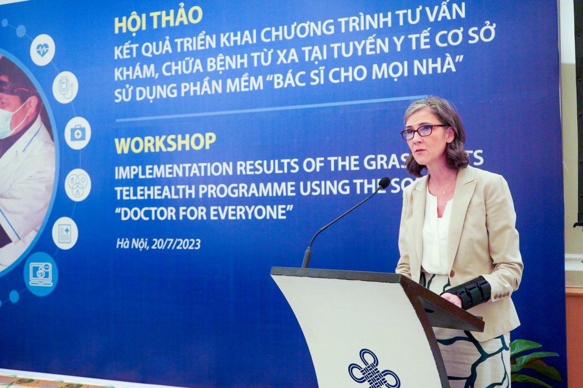 Bà Ramla Khalidi, Trưởng đại diện thường trú của UNDP tại Việt Nam. (Nguồn: UNDP)